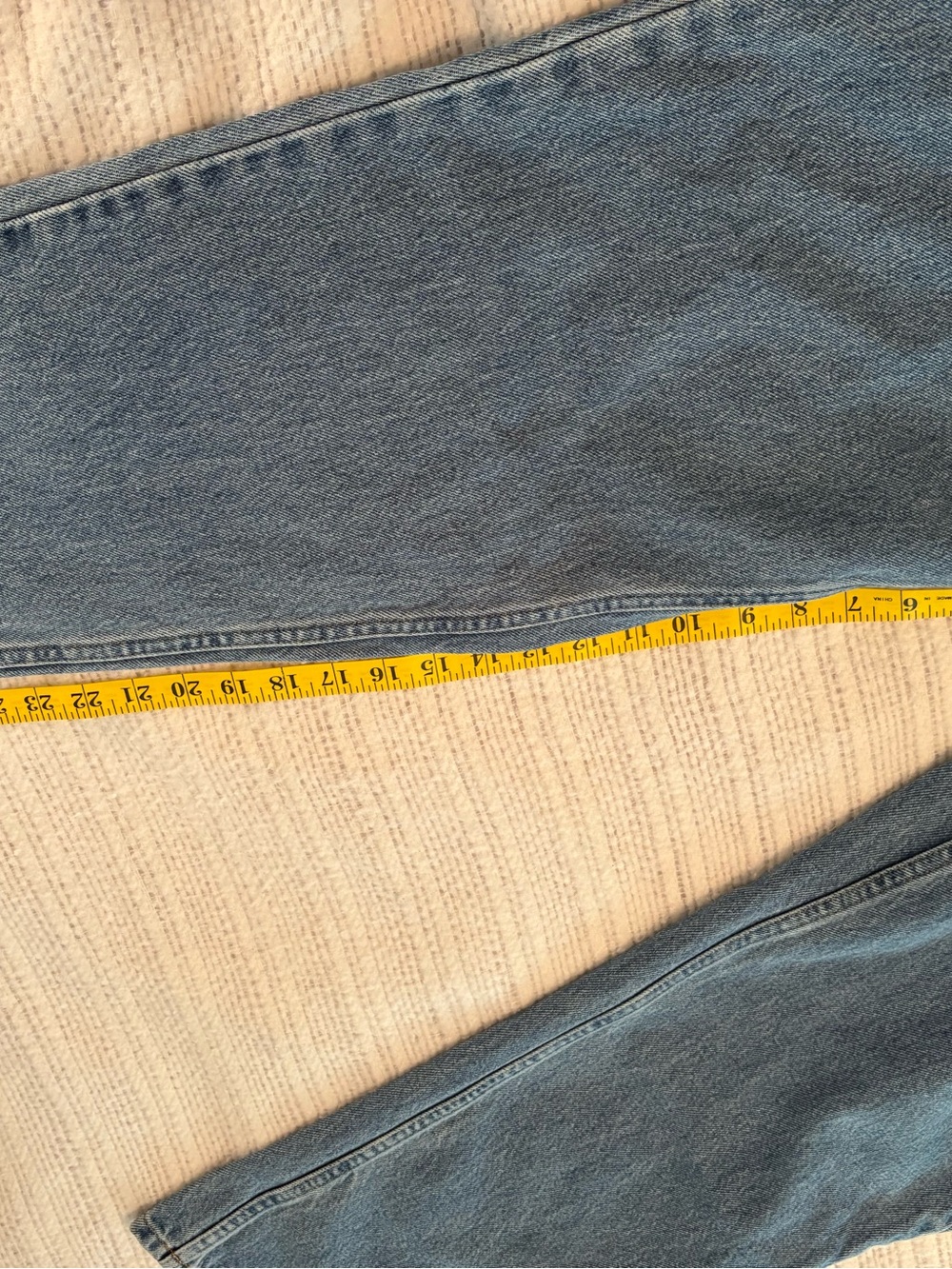 L.L.Bean Women’s Light Blue Original Fit Relaxed 18W Denim Jeans - Picture 6 of 7